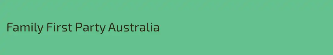 Family First Party Australia